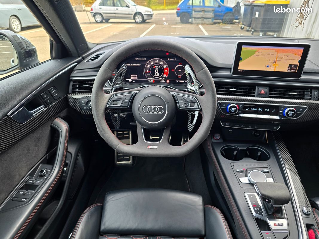 Audi rs4 avant 2.9 v6 tfsi 450ch quattro carbone/b.o/camera 360/tete haute/kit maxton/immat fr pas de malus (image 14)