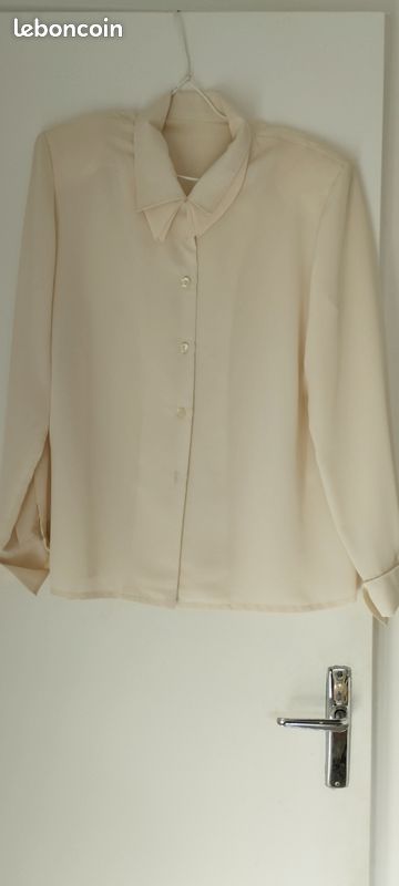 Chemisier Femme Un Jour Ailleurs - Taille 44 (5) - Blanc - État Impeccable Occasion