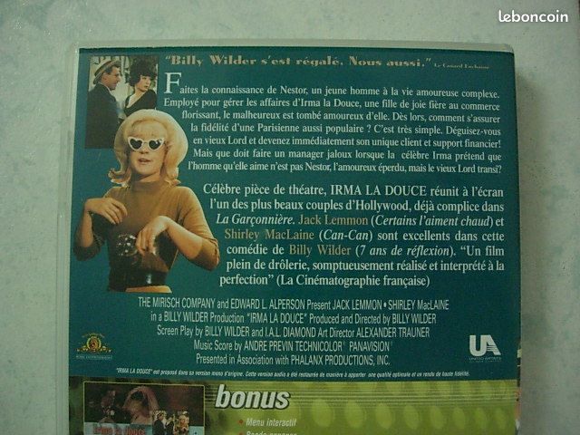 DVD Irma la Douce (image 3)