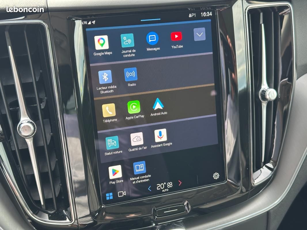 Volvo XC60 T6 AWD Hybride rechargeable 253 ch+145 ch Geartronic 8 Plus Style Chrome (image 22)