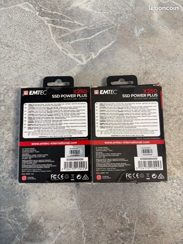Emtec X250 Power Plus M.2 SATA SSD (256GB) | B2B Liquidation