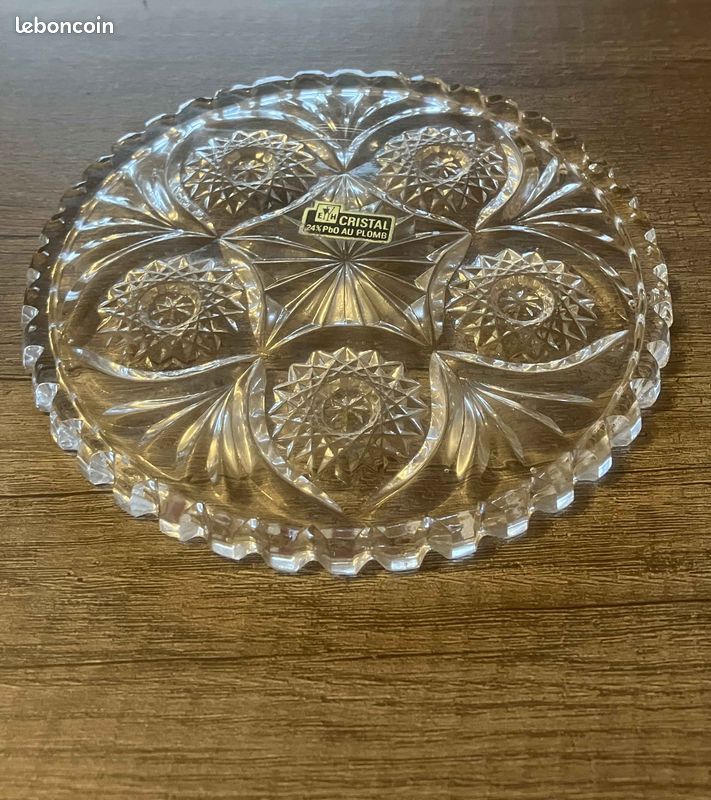Dessous de plat et dessous de bouteille en cristal (image 4)