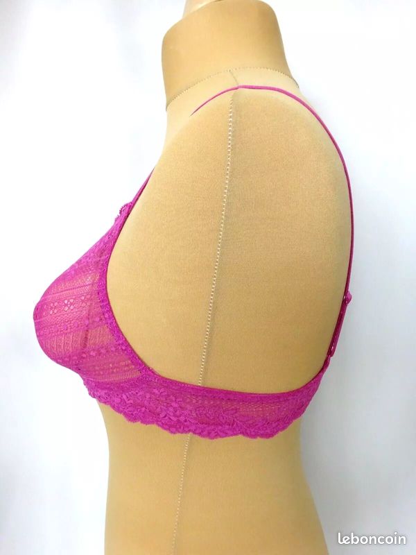Soutien-gorge Princesse Tam Tam Taille 1 (T1) - Couleur Violet - Bandeau - Neuf Avec étiquettes