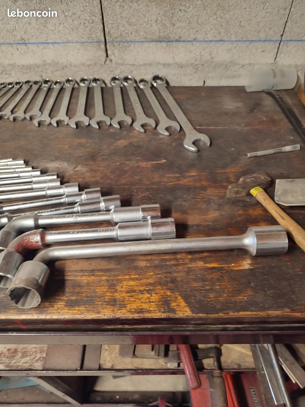 14 Clés à pipes facom de 7 à 32 (image 1)