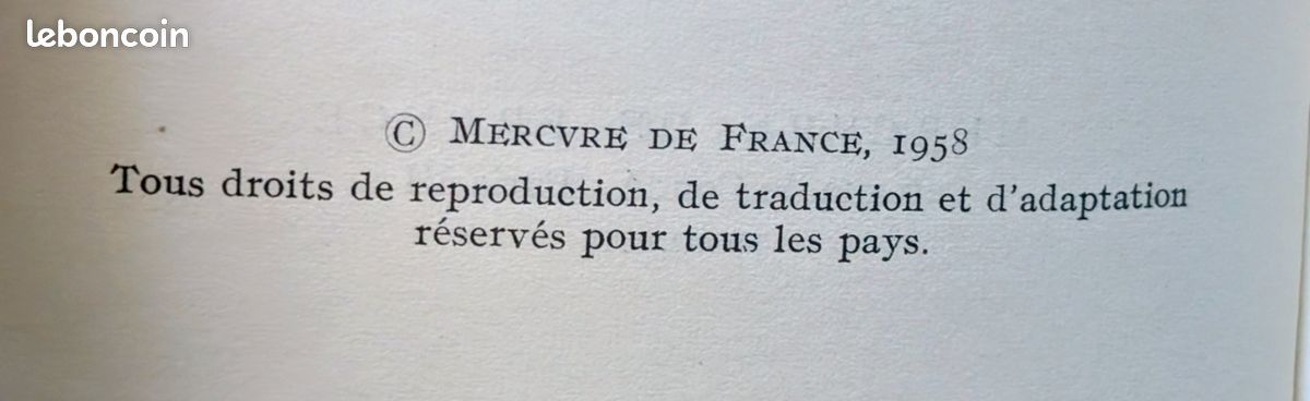 Frédéric Nietzsche : ainsi parlait Zarathoustra - éditions Mercure de France 1958- exemplaire partiellement non découpé (image 5)