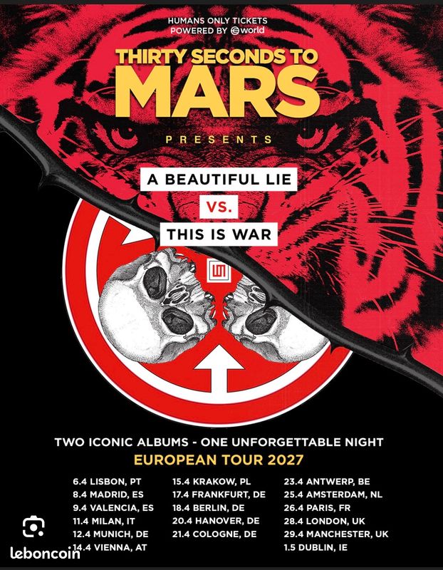 2 places Thirty second to mars (image 1)
