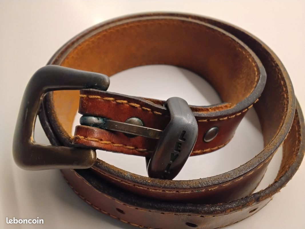 Ceinture Cuir Ceinture Levis Femme Camel CEINTURES FEMME ANNÉES 80