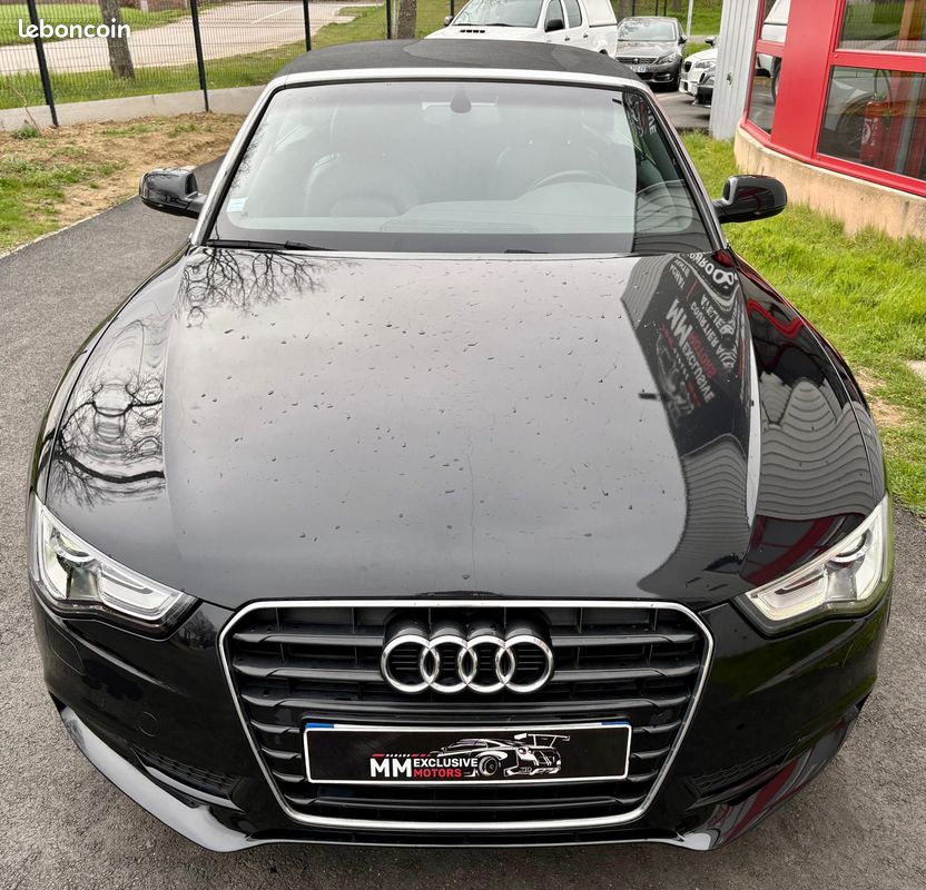 Audi A5 Cabriolet 1.8 L TFSi 170 ch BVM6 - Keyless Sièges Chauffants Cuir Bluetooth Capote Électrique - Suivie et Garantie 12 mois (image 2)