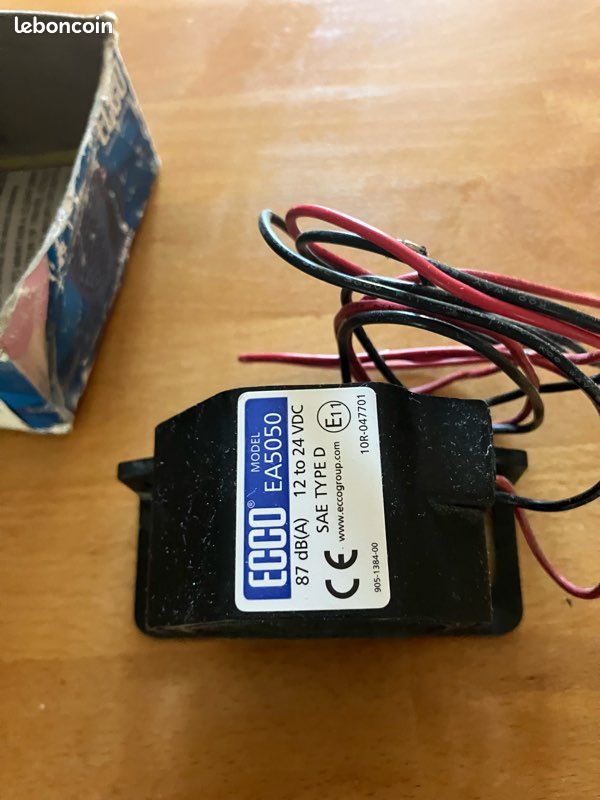 Alarme de recule 12/24V 87DB neuve marque Vignal (image 1)