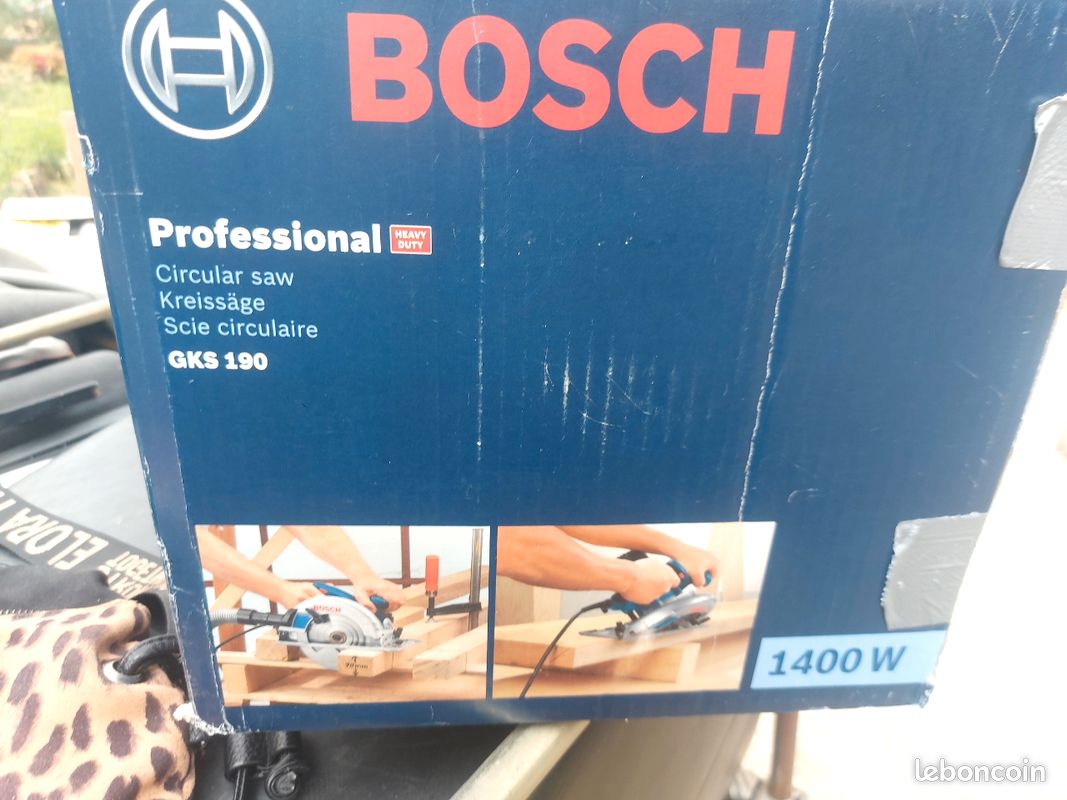 Scie circulaire BOSCH 1400w, neuve (image 3)