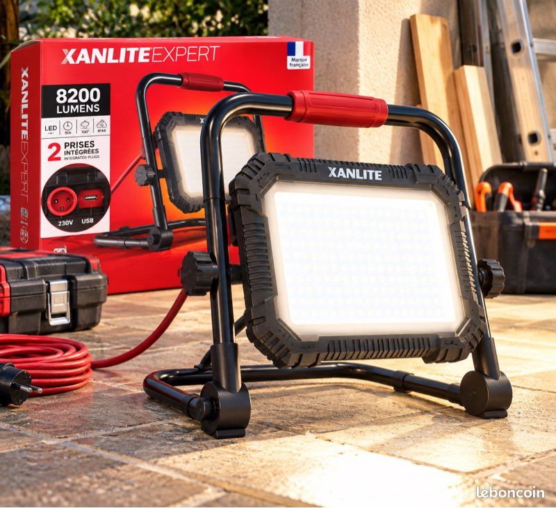 Projecteur led xanlite expert 8 200 lumens – neuf – emballage d’origine (image 3)