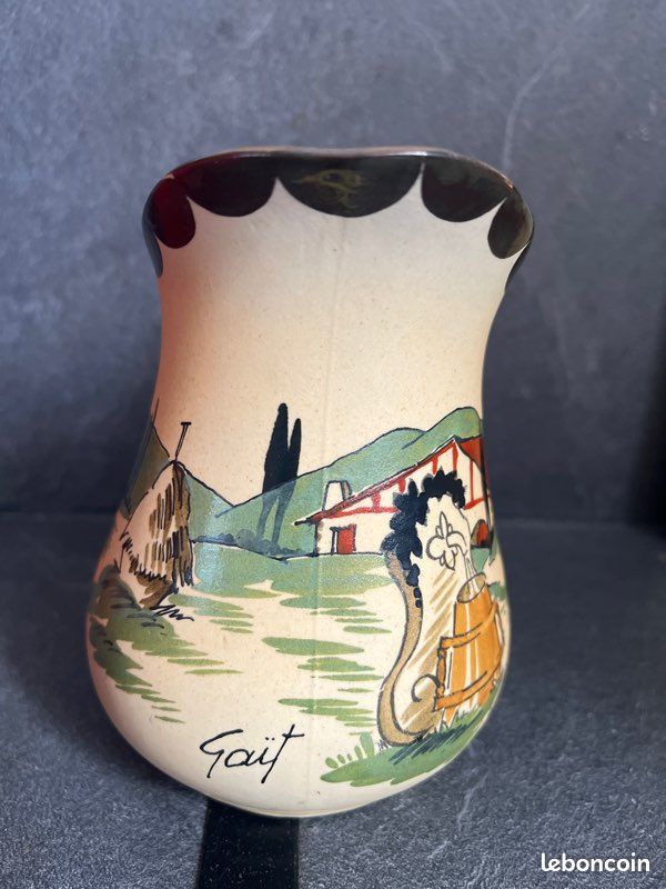 Pichet grès d’art Gaïtaud.R (image 2)