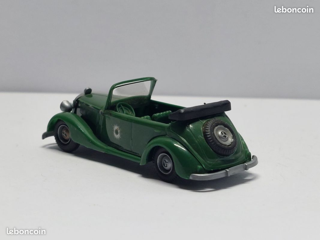 Ho 1/87 busch mercedes 170 cabriolet police allemande 1936 ref 41415 etat neuf boite (image 4)