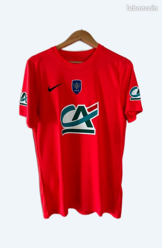 Maillot de football coupe de France Je lis le sport N°2 porté