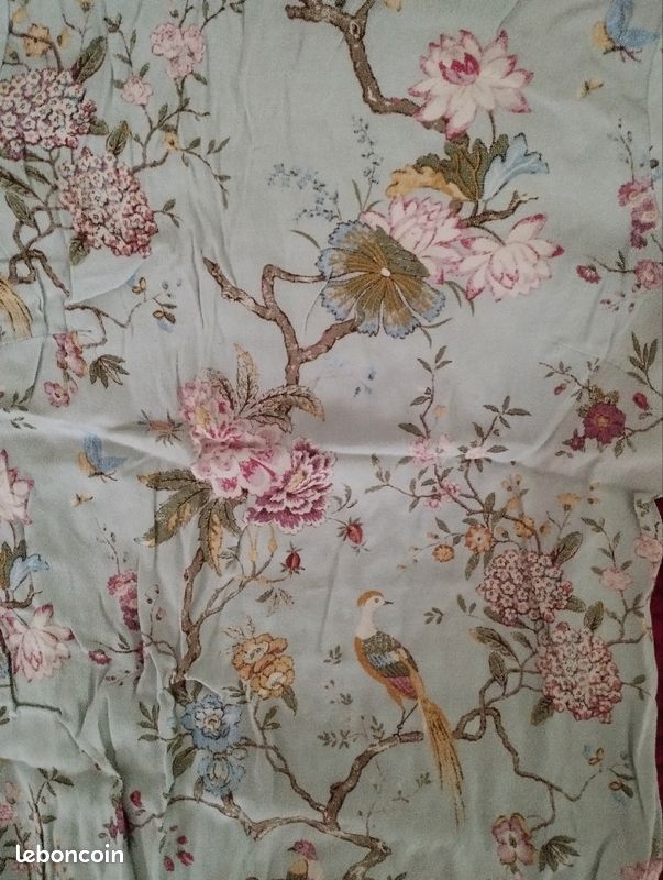 Chemise fleurs oiseaux (image 2)