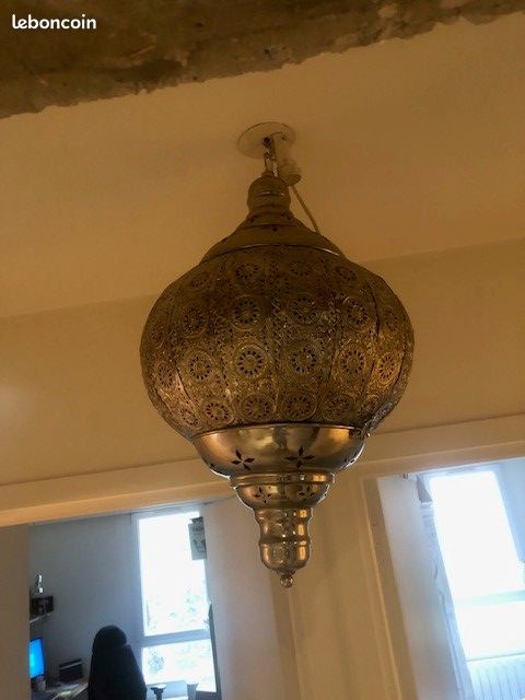 Lampe ronde Acier (image 1)