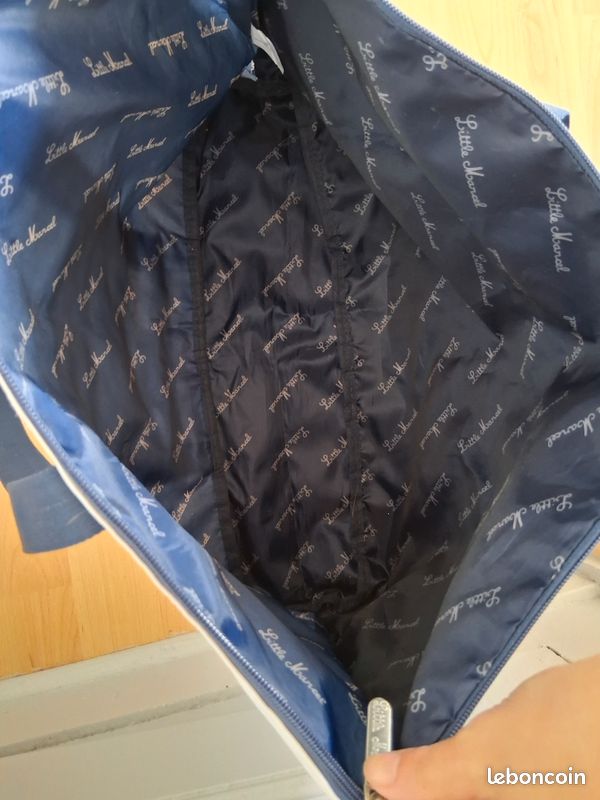 Lot 2 sacs Little Marcel - Sac voyage & Sac bandoulière noir (image 8)