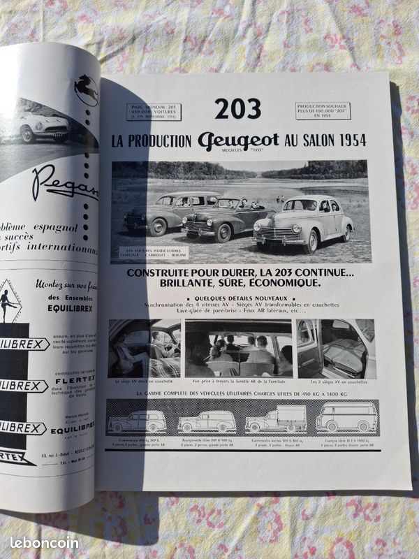 Magazine illustration Special Amon auto 1954 (image 6)