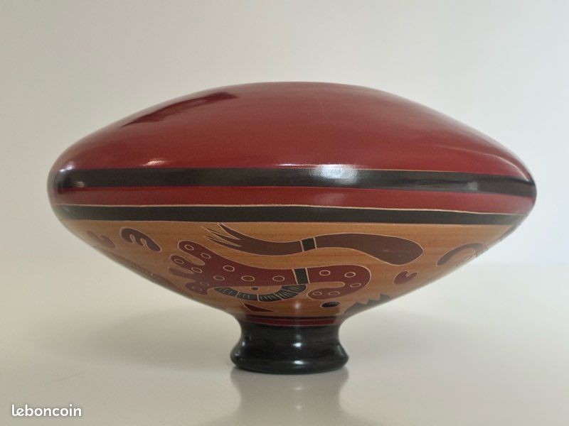 Nicaragua 🇳🇮 Magnifique Vase Emmanuel Maldonado (image 9)