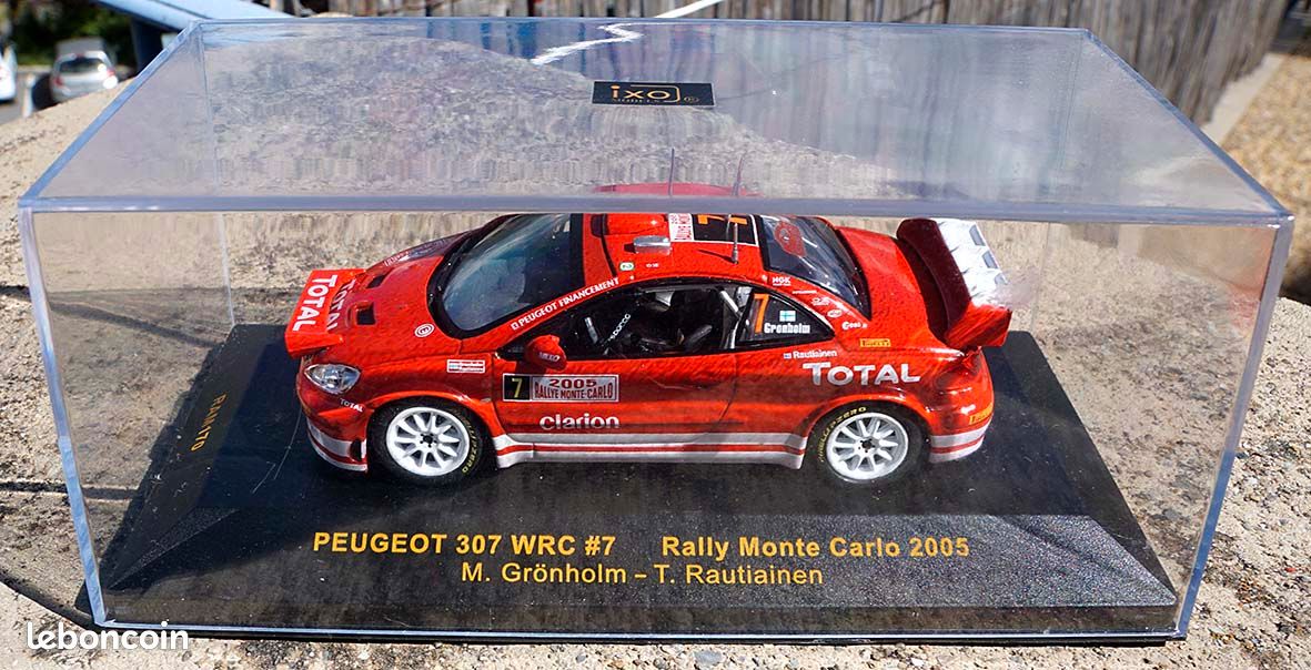 Vitesse 1/43 Peugeot 307 WRC - Gronholm/Rautiainen - Monte-Carlo 2004 - Limitée 82/2500