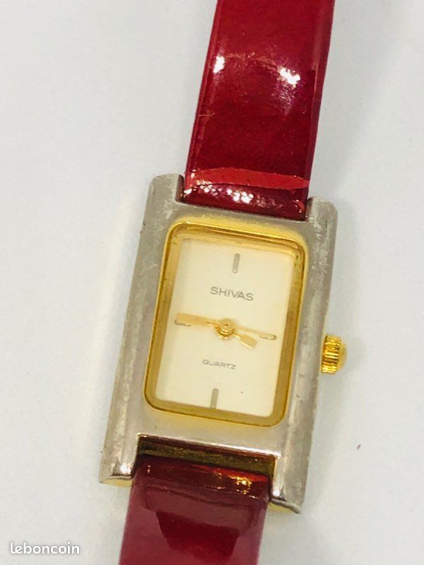 Montre vintage shivas véritable cuir (image 1)
