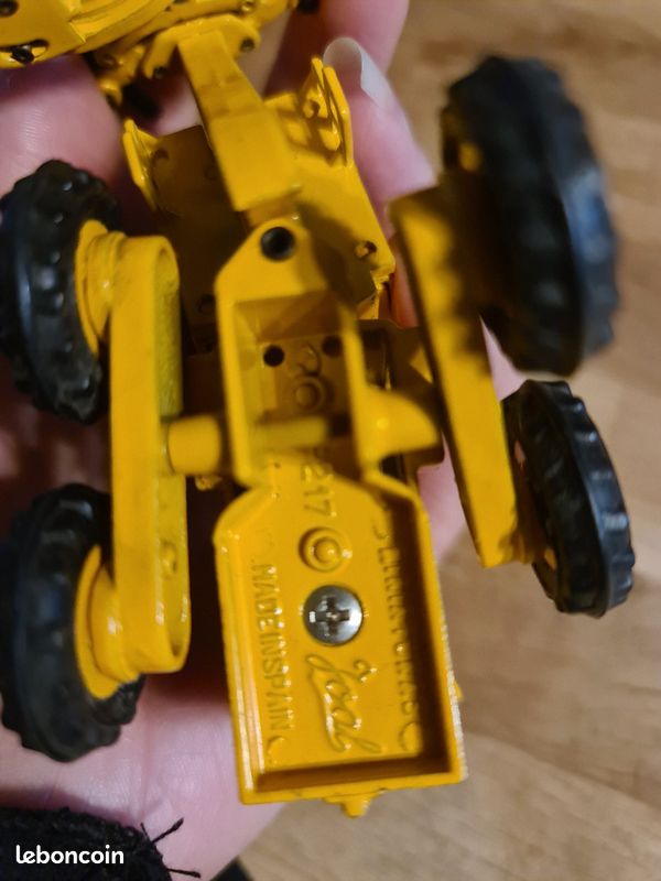 Niveleuse Joal 1/50 Caterpillar 12G Chantier Jaune Référence 217