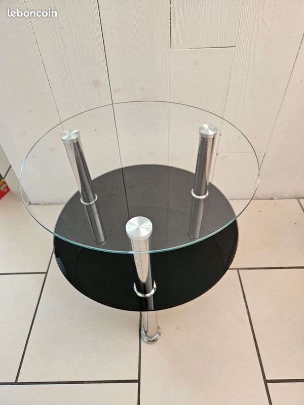 Table de salon en verre (image 1)