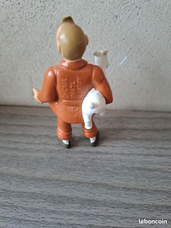 Lot De 8 Figurines Tintin – Édition Plastoy 1994 – Collection Ancienne