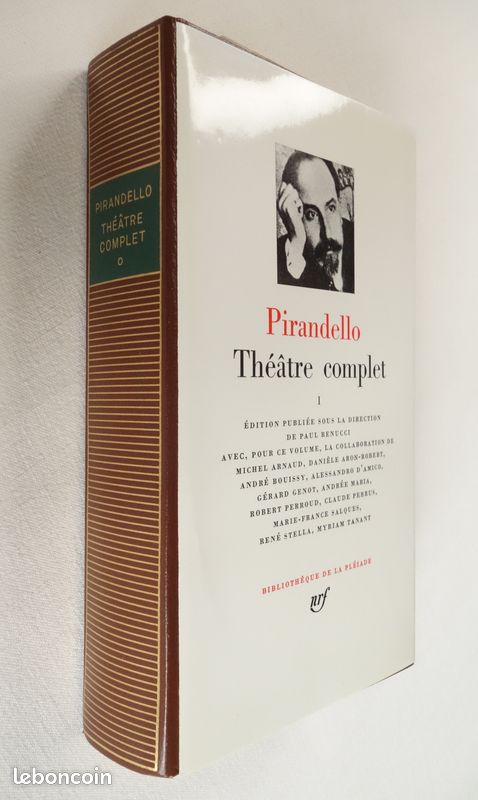 Théâtre complet Tome 1 - Luigi Pirandello - La Pléiade 1977 (image 2)