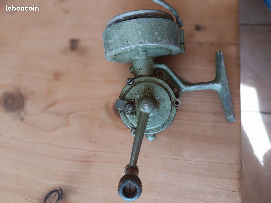 Moulinet De Pêche Ancien TAKER FISH - Vintage - Bon état