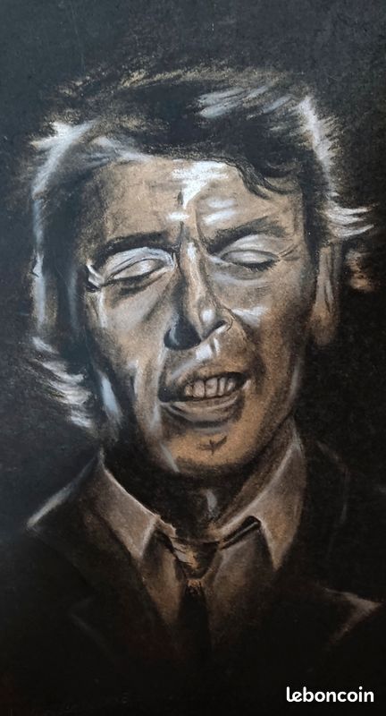 Oeuvre originale d'artiste Portrait de Brel (image 1)