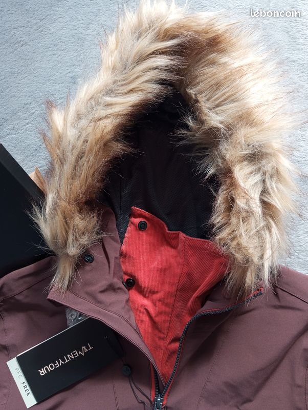 Veste Twentyfour anorak hiver Femme Finse 2.0 2-layers anorak chestnut taille 36 S (image 3)