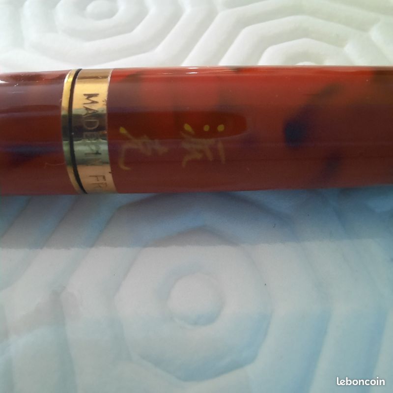 Stylo Plume Parker 35 French Lady Laque Jasper Red - Plume En Or 18K - Rare Et Collection