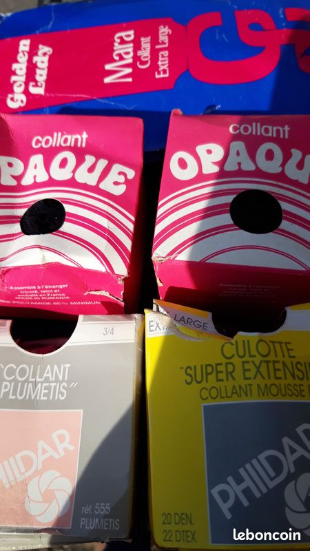 5 paires collant noir neuf (image 1)