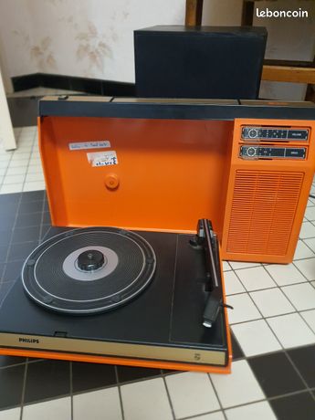 Tourne-disque Vinyle Philips 270 - Occasion En état De Fonctionnement