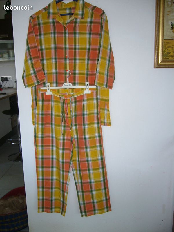 Pantacourt + Chemise FLEUR DE SEL femme taille 40 (image 1)