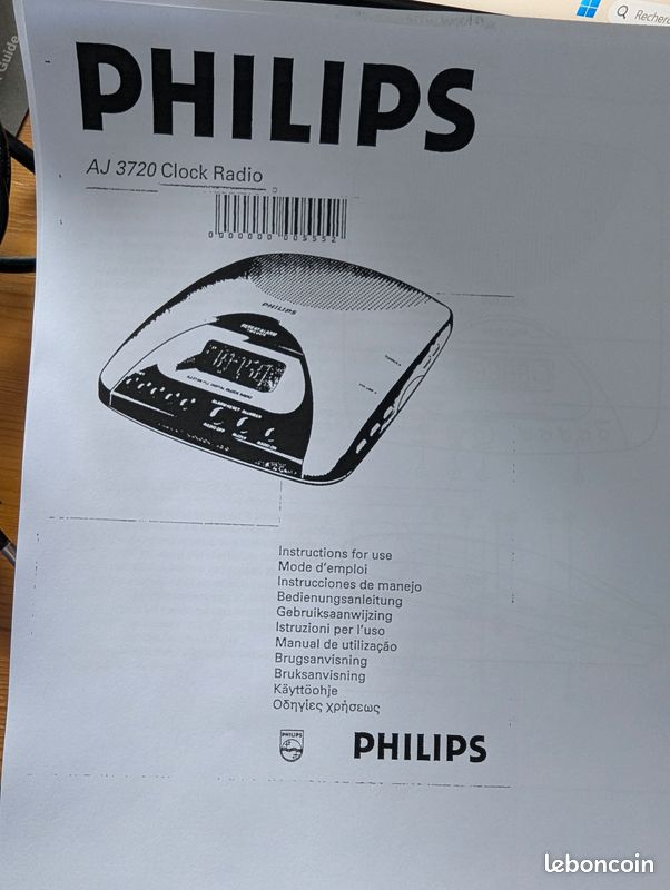 Radio réveil philips AJ 3720 (image 6)