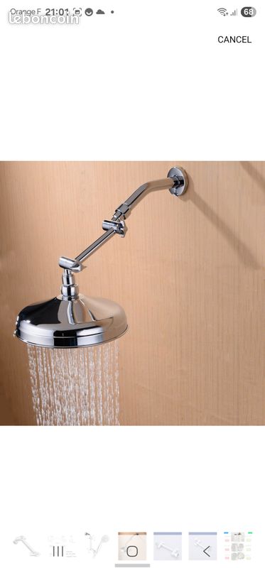Extension de douche en acier NEUF (image 1)