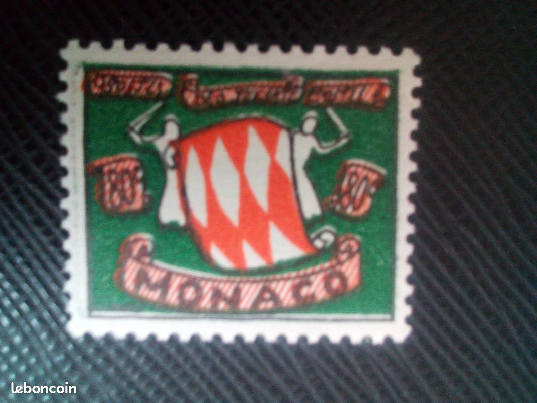 TIMBRE MONACO Y T 407 Blason 1954 ( 010208 (2) (image 1)