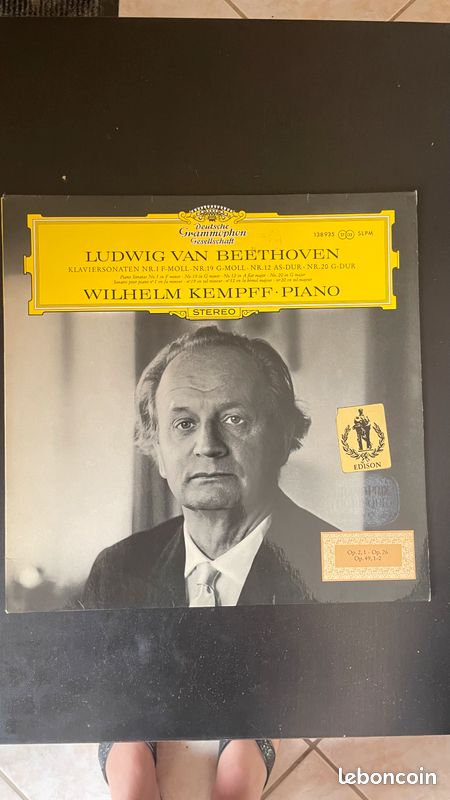 Vinyle 33 T : Klaviersonaten de Beethoven (image 1)
