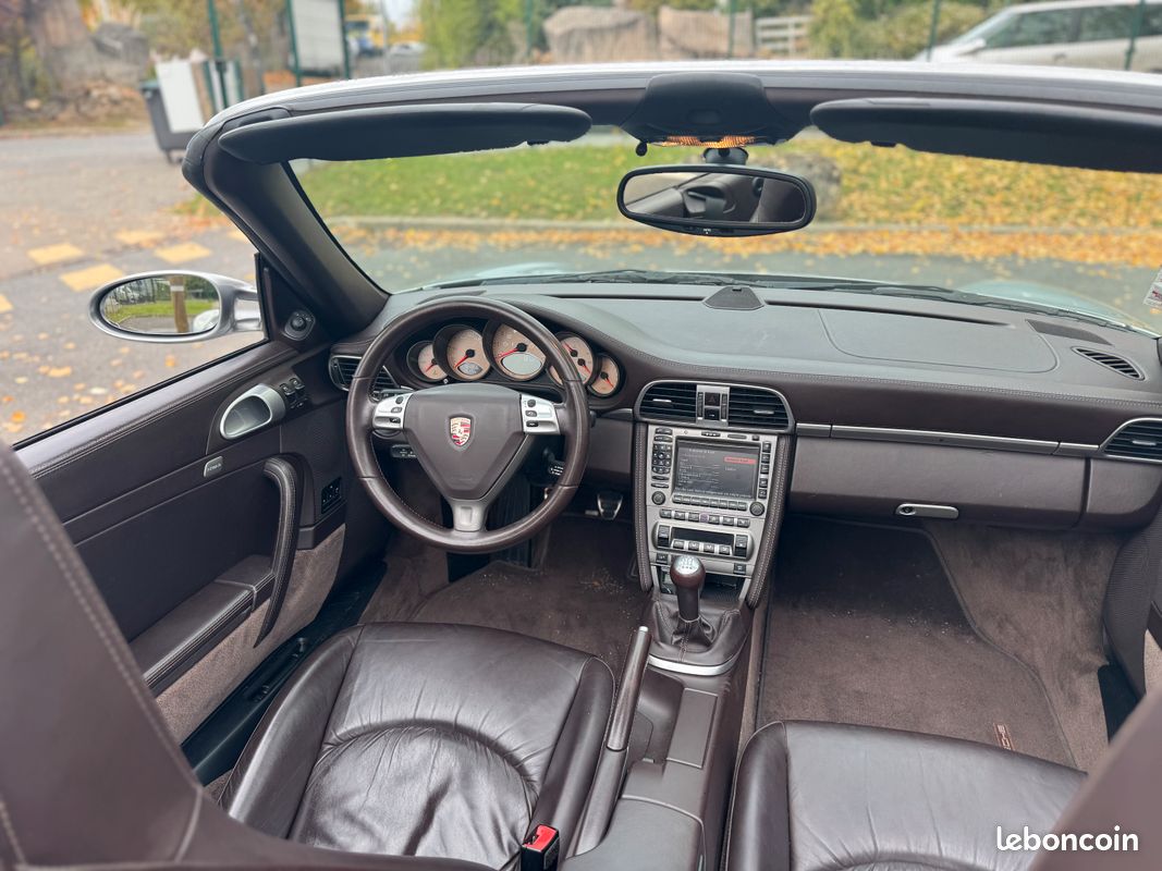 Porsche 911 (997) cabriolet 3.8 355 carrera 4s echappement sport reprise possible 990 euros/mois sans apport (image 9)