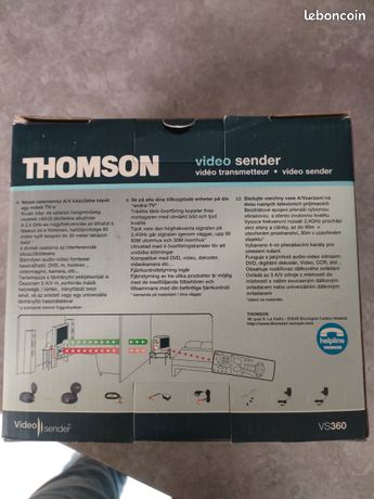 Transmetteur AV Thomson Vs360u – Vidéo Sender, Occasion Fonctionnel