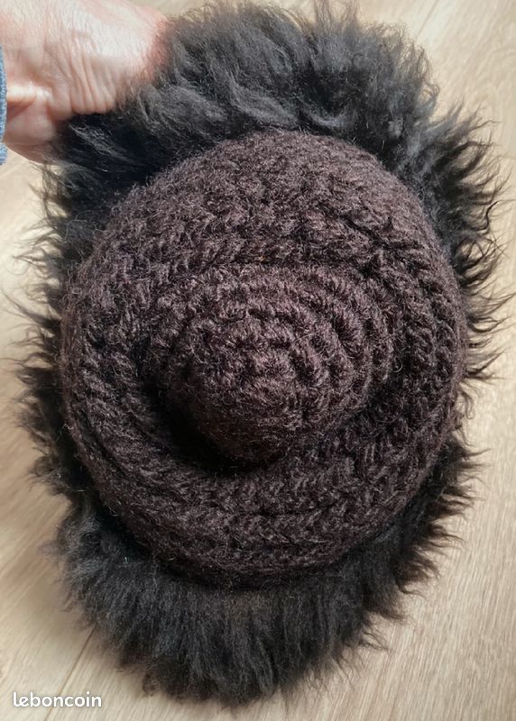 Toque en laine et fourrure (image 2)