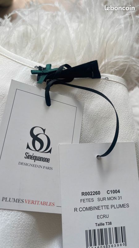 Robe combinette blanche Sinequanone (image 8)