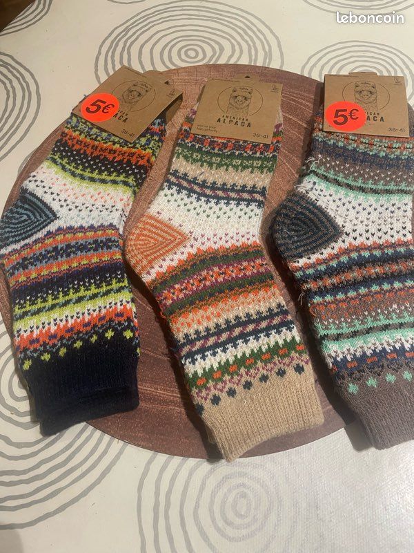 Lot de 3 paires de chaussettes American Alpaca (image 1)