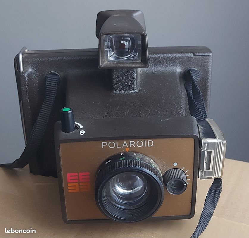 Appareil Photo Polaroid EE 33 Vintage - Avec Flashcube Et Testé OK (Etat Fonctionnel)