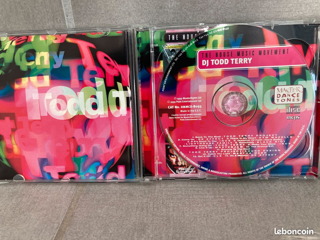 LOT 3 album cd Frankie Knuckles , Todd Terry (image 7)