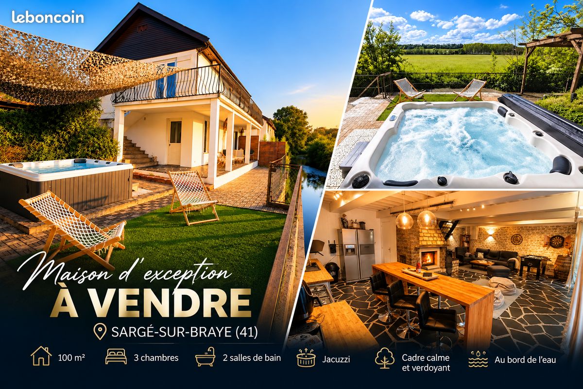 Maison 5 pièces 102 m² · à Sargé-sur-Braye · 102 m² · 299 000 €