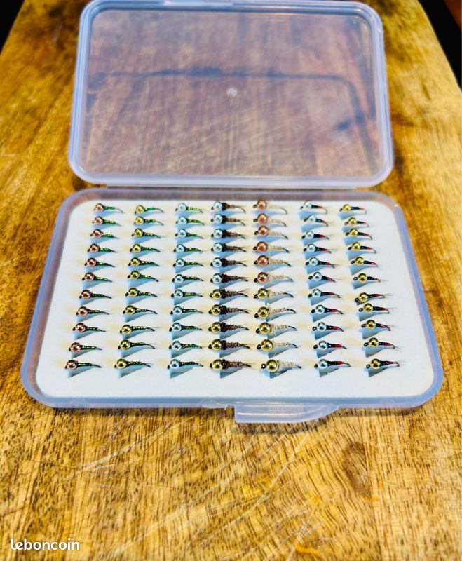 Boîte à Mouches Vintage Hardy Neroda 70 - Fausse écaille Tortue - Pêche à La Mouche UK