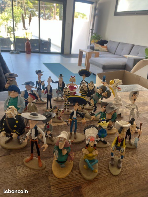 Figurine Lucky Luke – Rantanplan En Résine Par Atlas / Leblon Delienne – Édition Collection